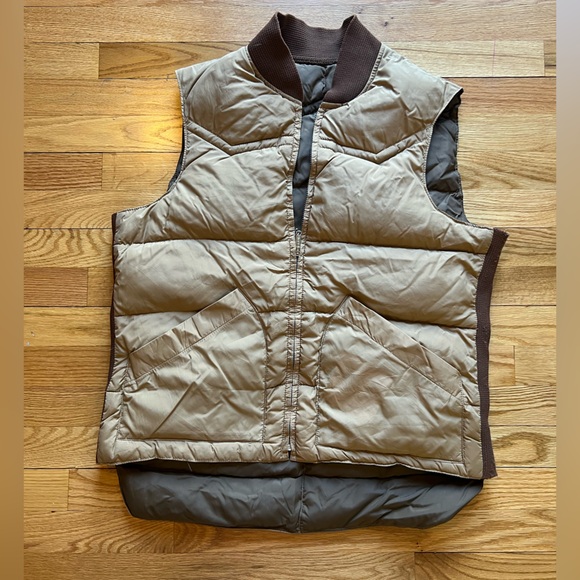 lumey Other - Tan Quilted Vest